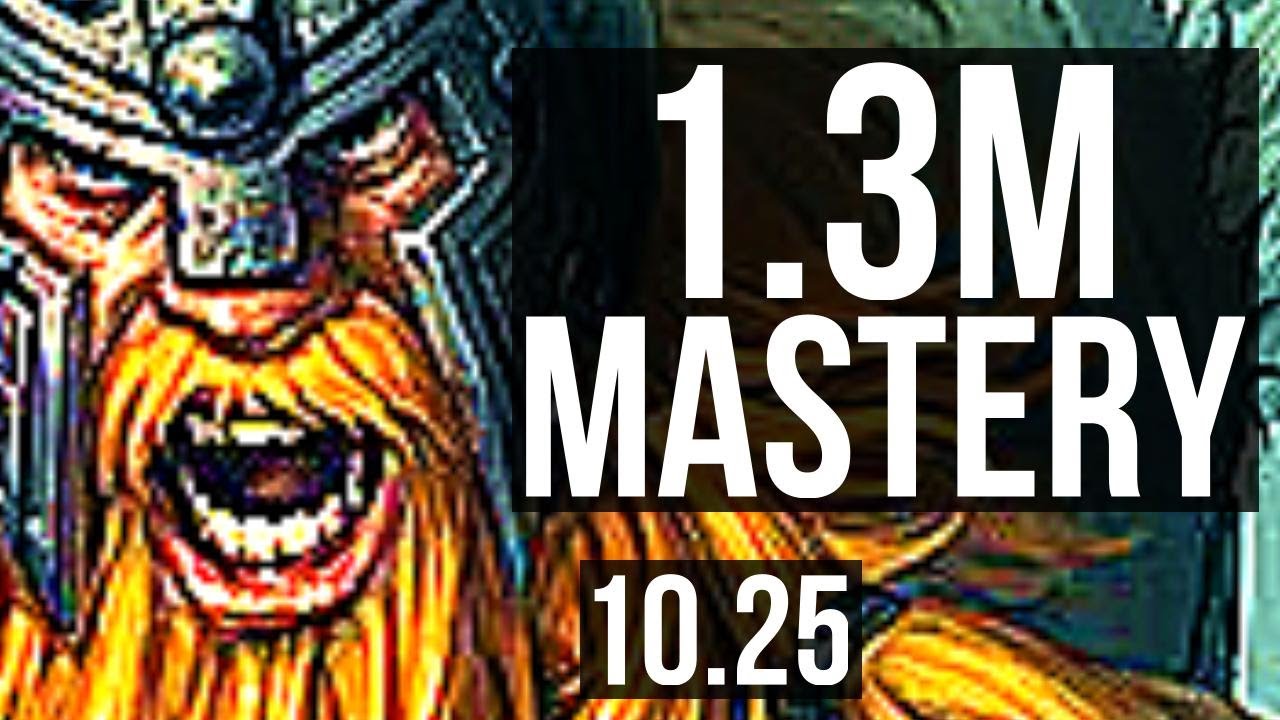 OLAF vs AATROX (TOP) (DEFEAT) | 1.3M mastery, Godlike, 300+ games | KR Diamond | v10.25