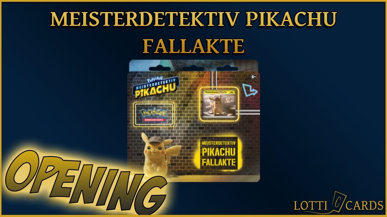 Meisterdetektiv Pikachu Fallakte - Opening - Deutsch - LottiCards