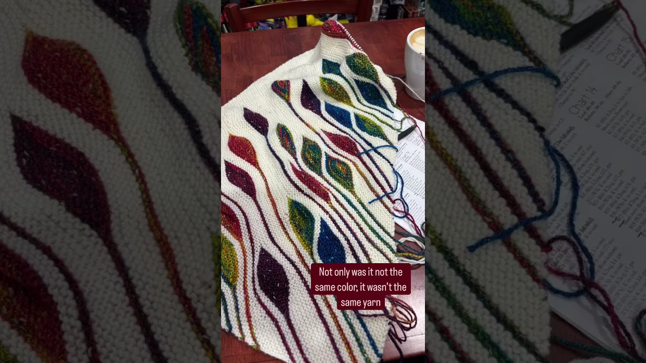 Why I Frogged Most of This Shawl...