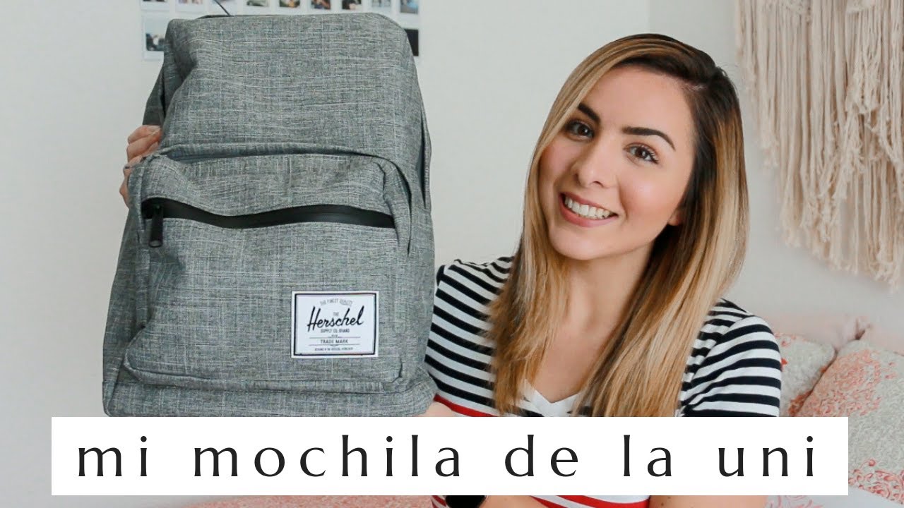 ¿Qué hay en mi mochila para la universidad?