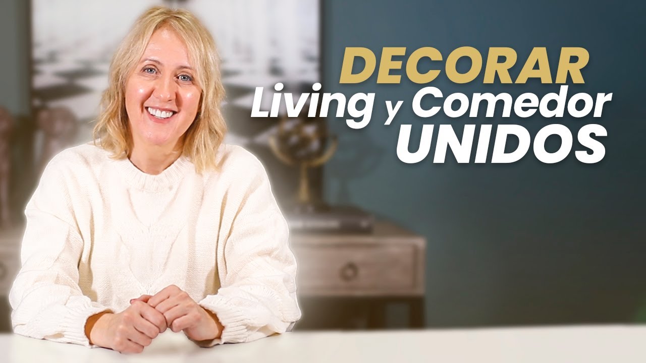 🪞DECORACIÓN para LIVING y COMEDOR INTEGRADOS 🛋