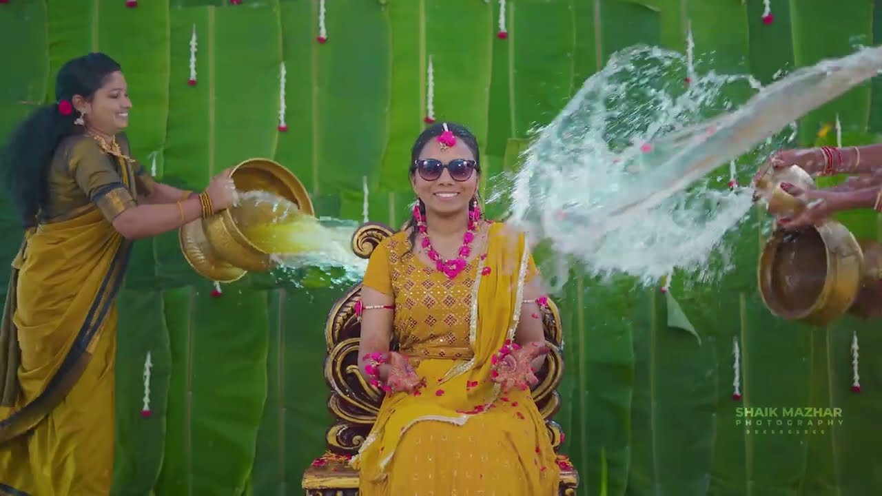 Manasa Haldi 4k | SHAIK MAZHAR PHOTOGRAPHY || 9866865866