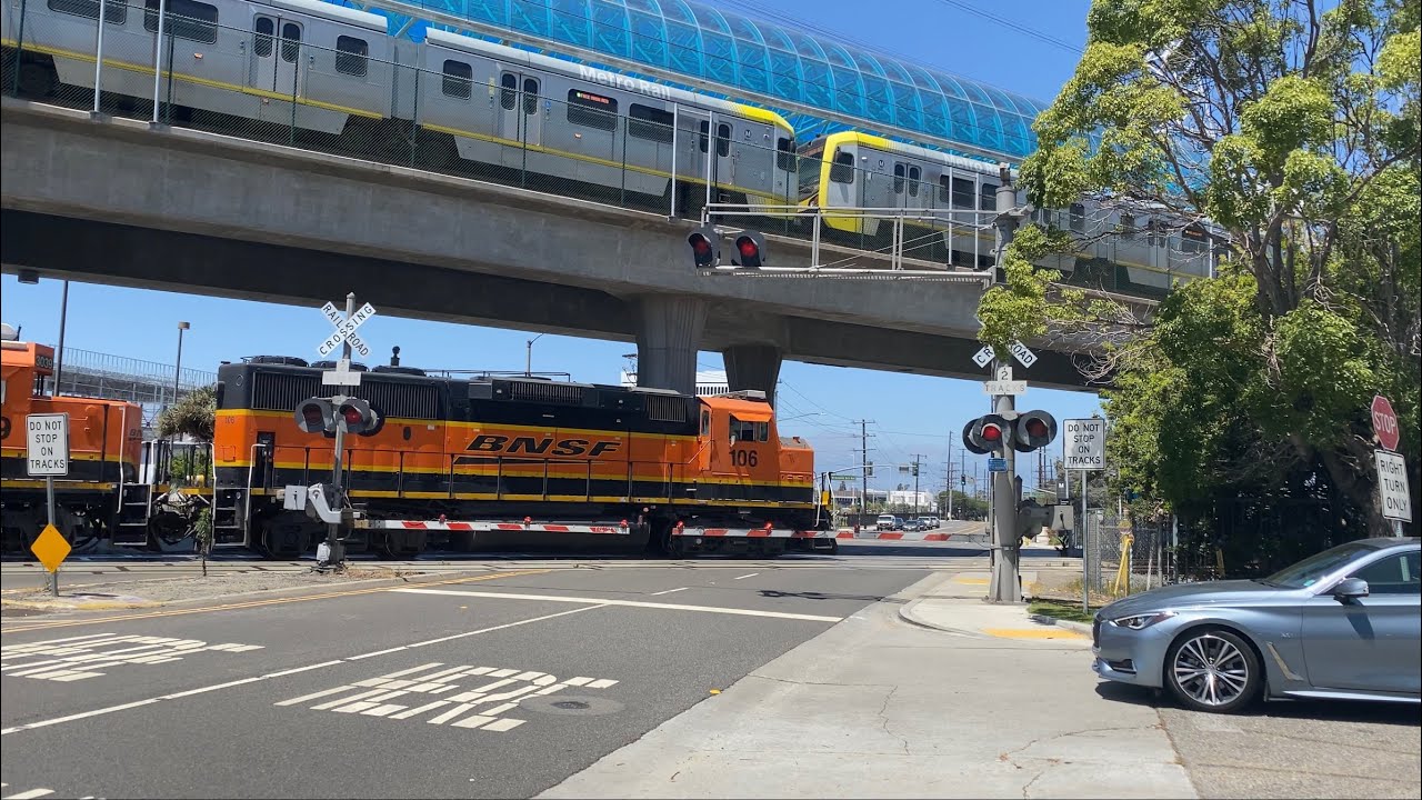 Marine Avenue Railroad Crossing (Hawthorne - Lawndale - North Redondo Beach, CA) 6/25/22