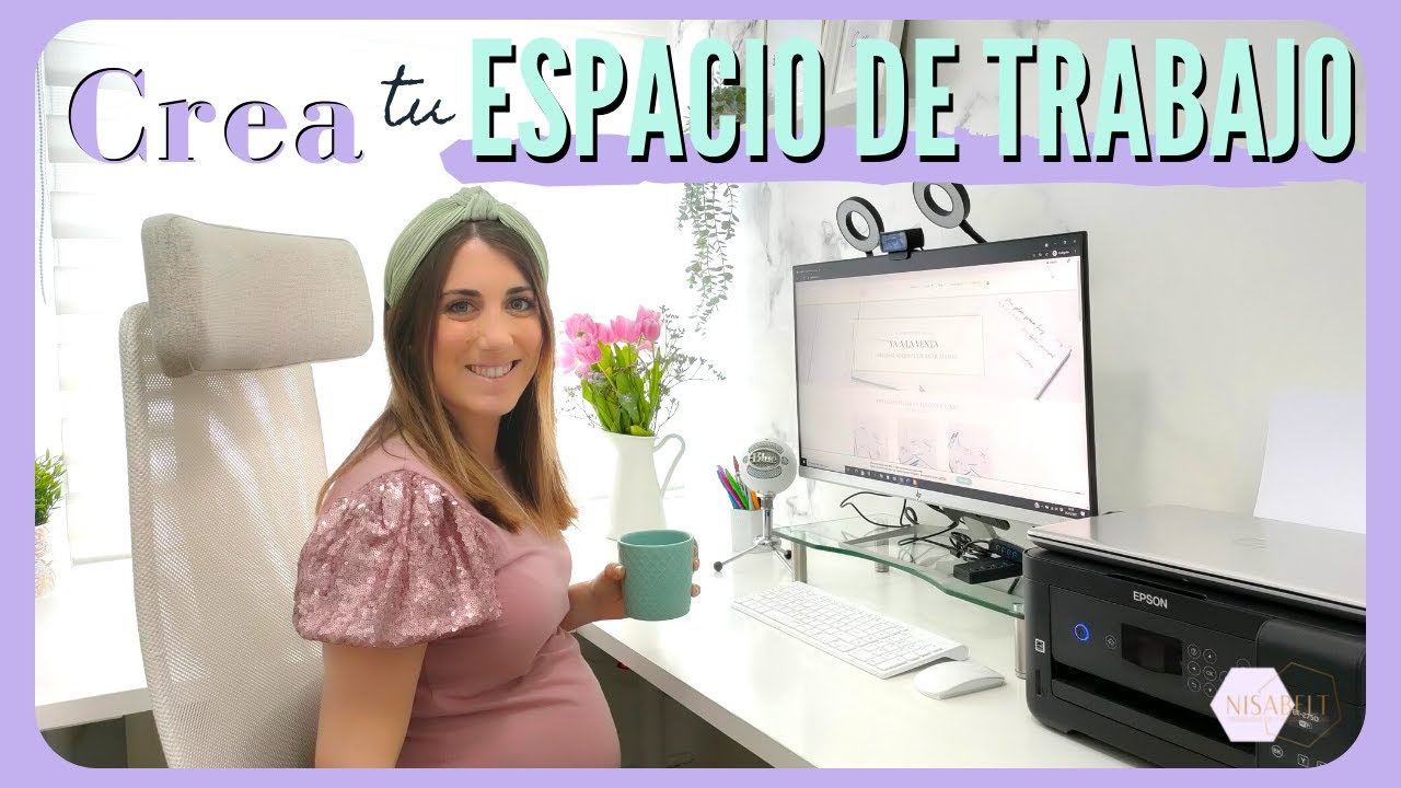 💻 Cómo crear tu ESPACIO de TRABAJO en CASA 🏠 / Nisabelt