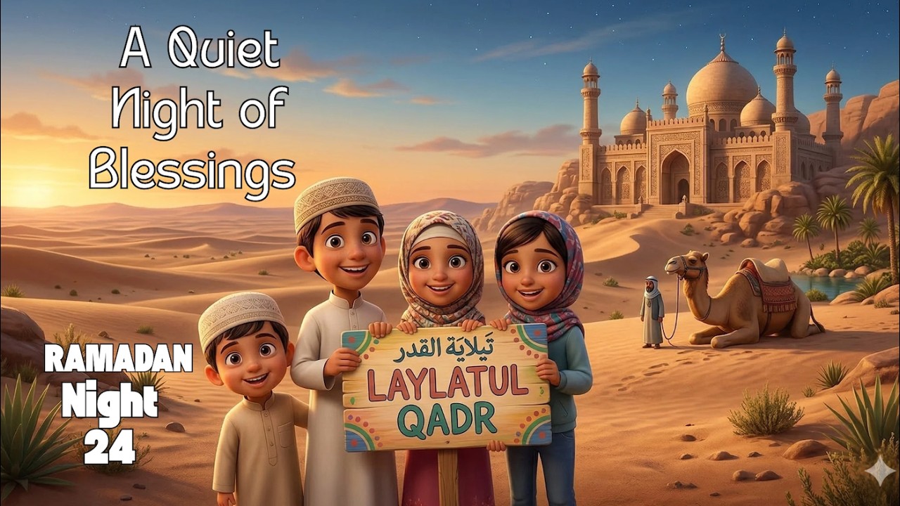 Ramadan Night 24 for Kids | The Small Good Deed | Laylatul Qadr Bedtime | Muslim Nap Time Story