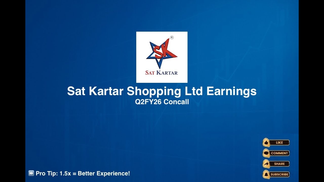 Sat Kartar Shopping Ltd Q2FY26 Earnings Concall