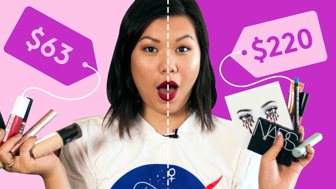 High End Vs Drugstore Makeup Tested | Beauty With Mi | Refinery29