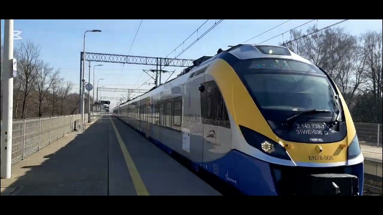 Przeloty przez perony  Kokotów 06.03. 2026 