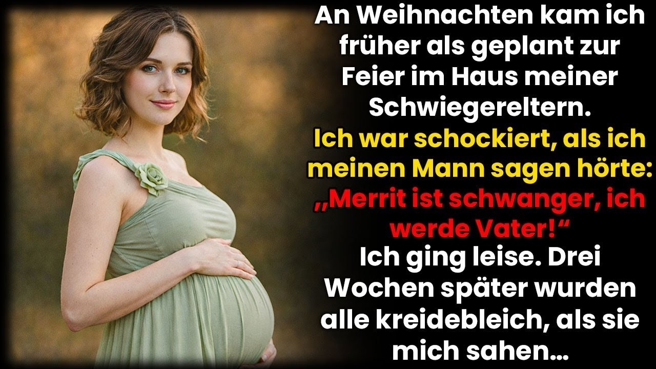 Ich kam früh an und hörte meinen Mann die Schwangerschaft der Geliebten verkünden, 3 Wochen später …