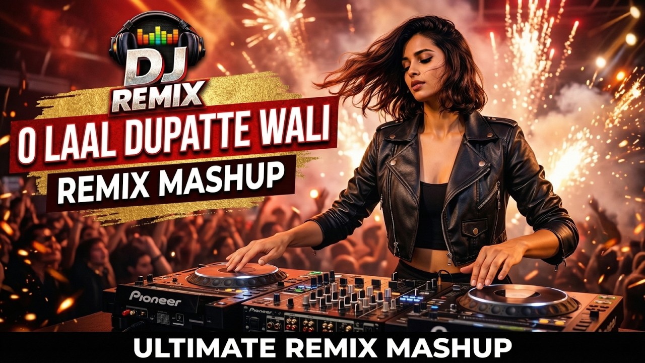 O Laal Dupatte Wali – DJ Remix 2026 | Party Mashup Song | Bollywood EDM  | Old Song New Style Dj