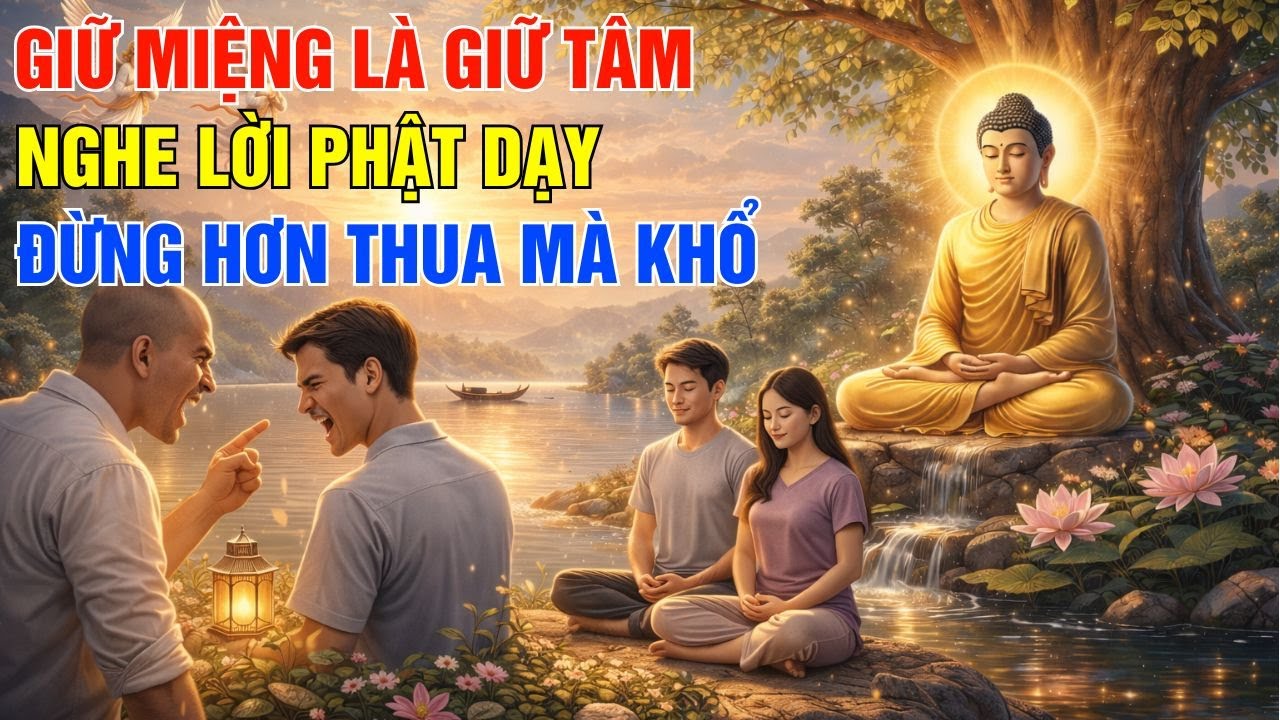 Giữ Miệng Là Giữ Tâm, Đừng Hơn Thua - Nghe Lời Phật Dạy Buông Bớt Sẽ Bớt Khổ| Bình An Phật Pháp