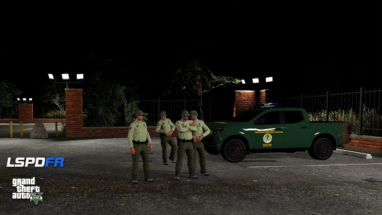 Patroli Malam Polisi Hutan di GTA 5