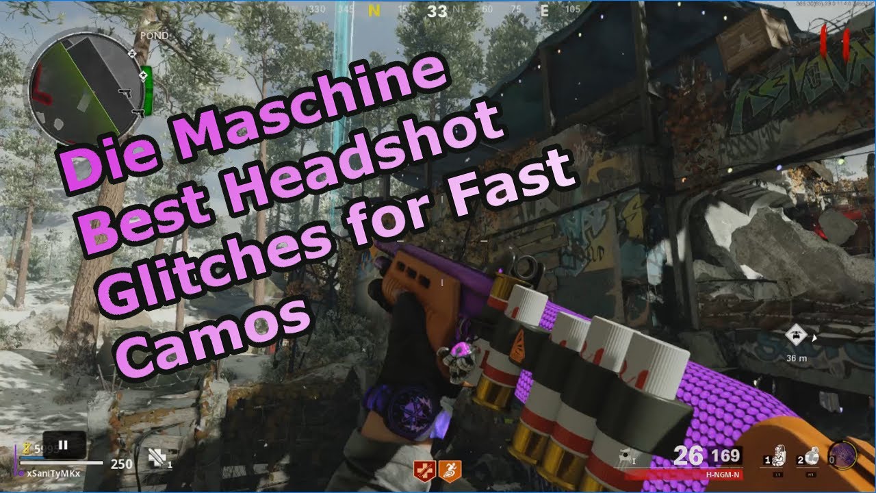 Die Maschine Glitches | Best Fast Camos Glitches | Call of Duty Black Ops Cold War