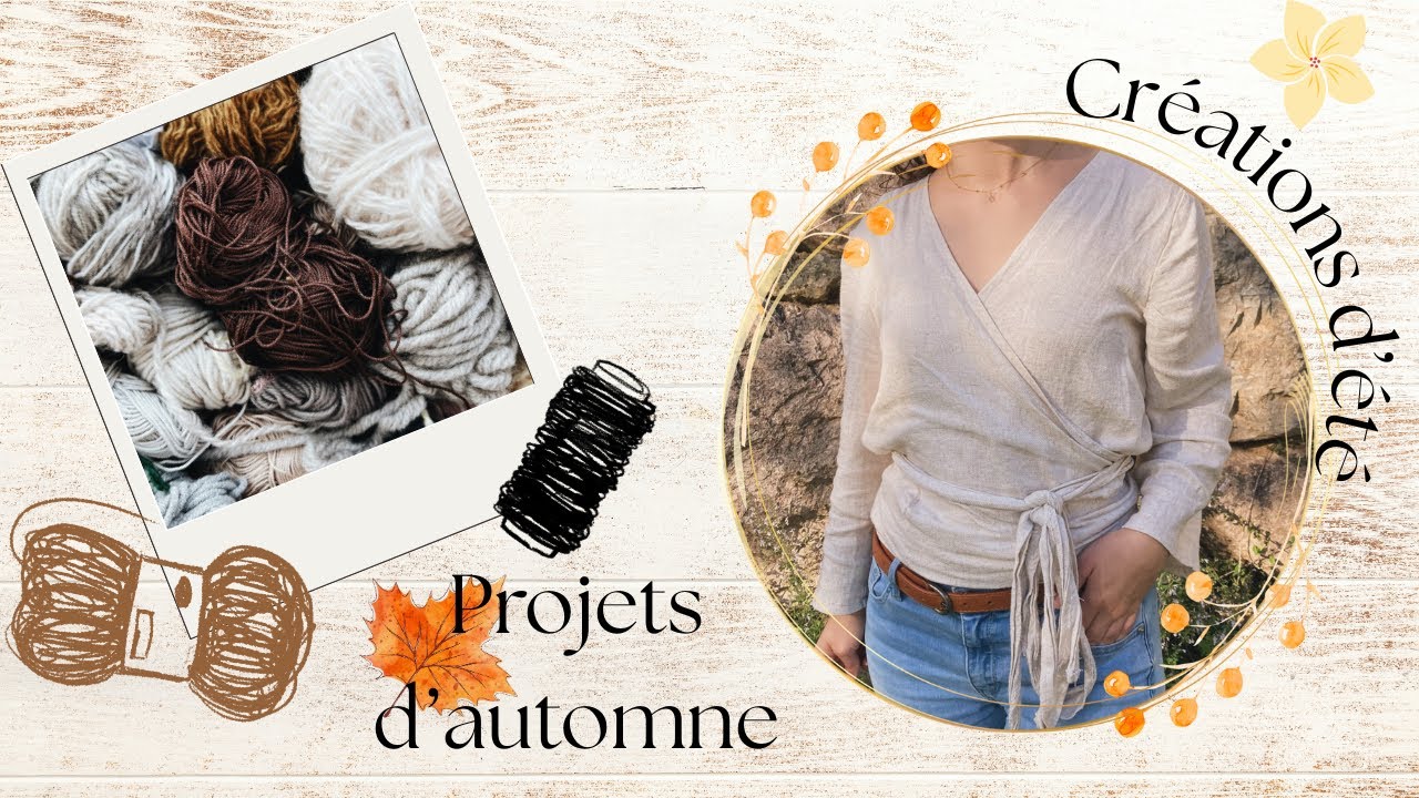 Mes créations d'été et inspirations d'automne / Aux Fils des Saisons