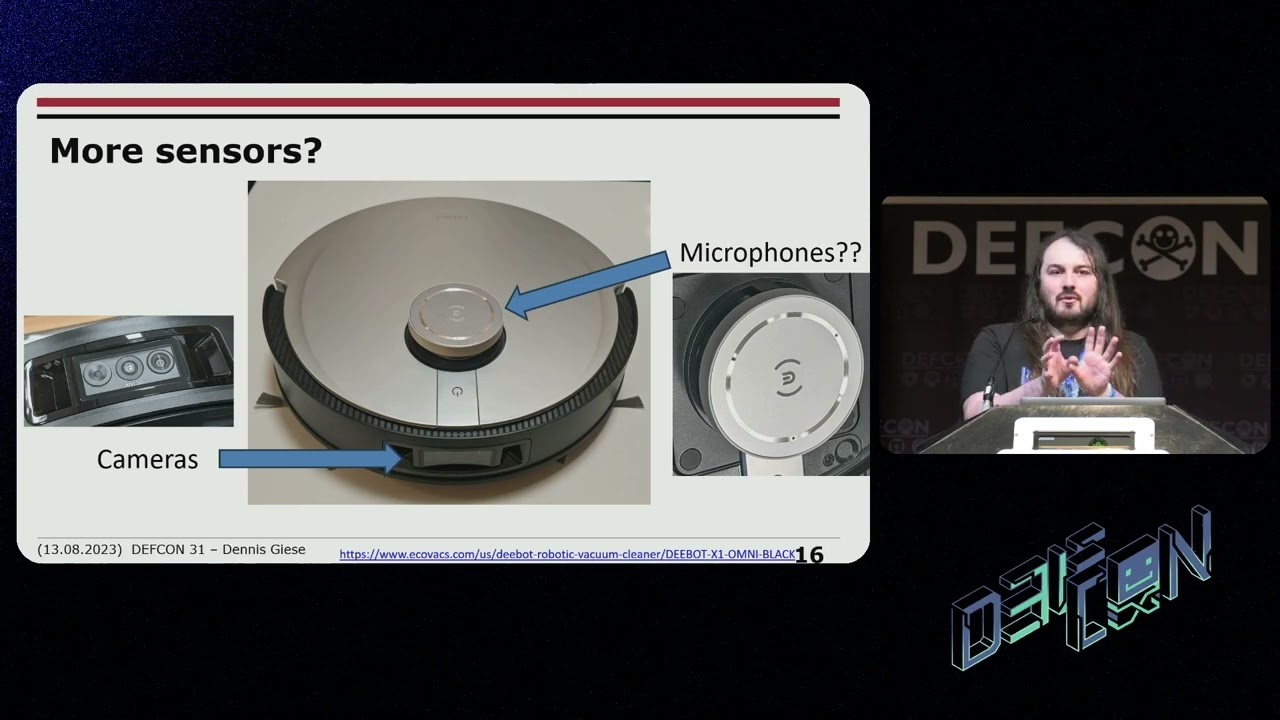 DEF CON 31 - Vacuum Robot Security & Privacy Prevent yr Robot from Sucking Your Data -  Dennis Giese