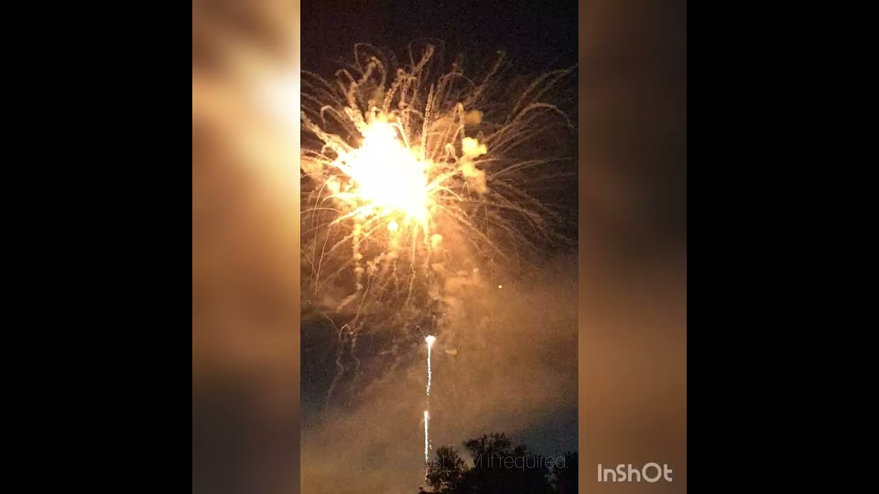 July 4th Independence Day Fireworks, 2023. Milltown Road in Bridgewater, New Jersey
