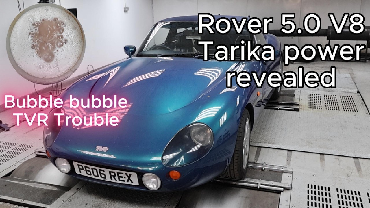 TVR Griff 500 с новым ЭБУ Emerald. Двигатель Rover V8 Tarika, 280 л.с. и 310 фунт-фут крутящего м...