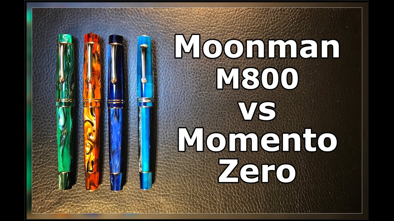 Обзор и сравнение перьевых ручек Moonman M800 и Leonardo Momento Zero