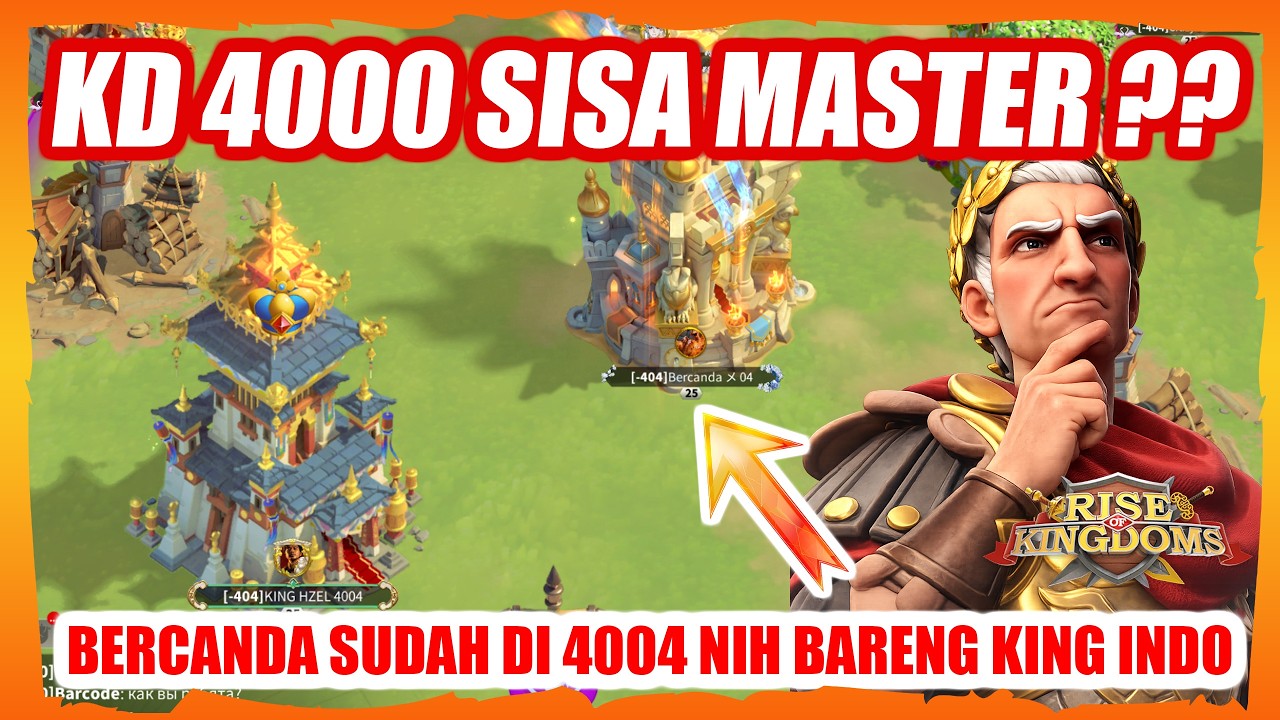 WAH KACAU KD 4000 !! BERCANDA BENERAN SUDAH DI 4004 BARENG KING INDO HZEL !!