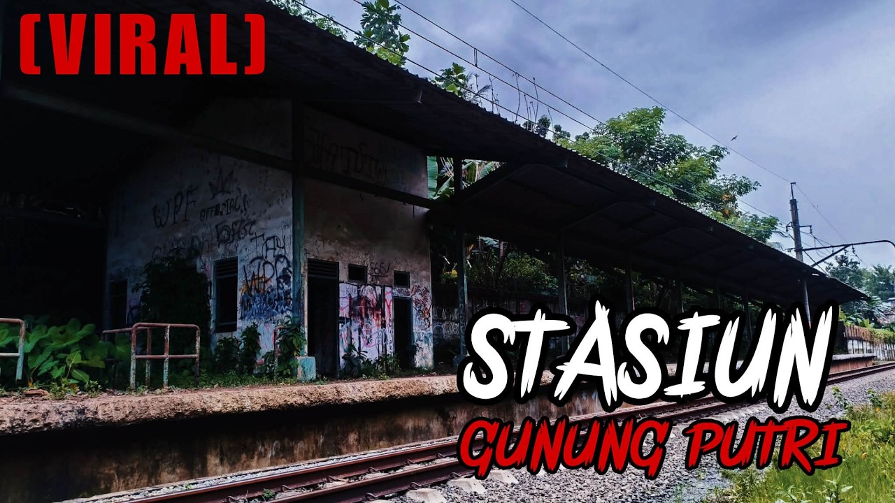 Stasiun Kereta Api Gunung Putri Bogor Terbengkalai