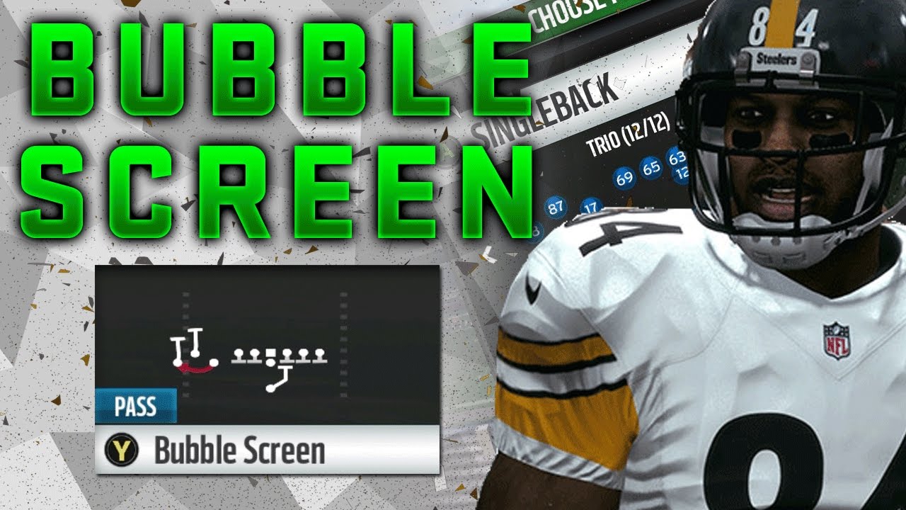 Madden 17 Top Plays | The SECRET to Running Bubble Screens | Madden 17 Gameplay Tips