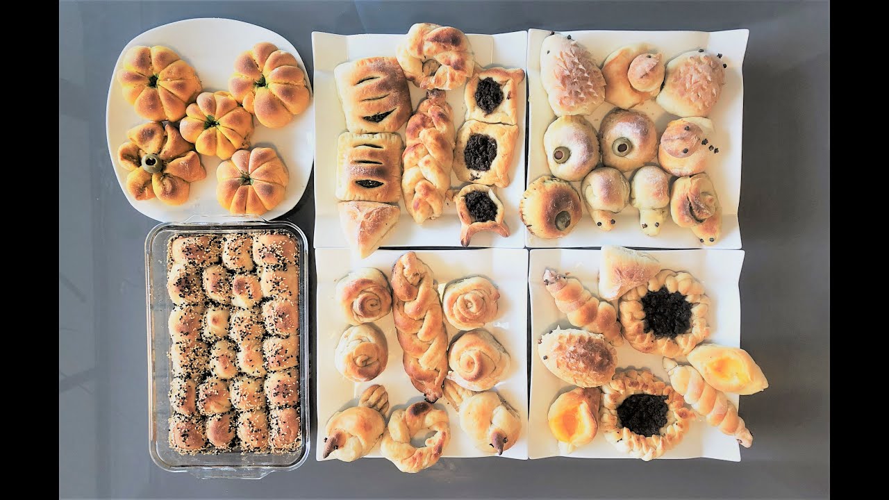 Recipe#27 Assorted Filled Pastry  اشكال معجنات محشية