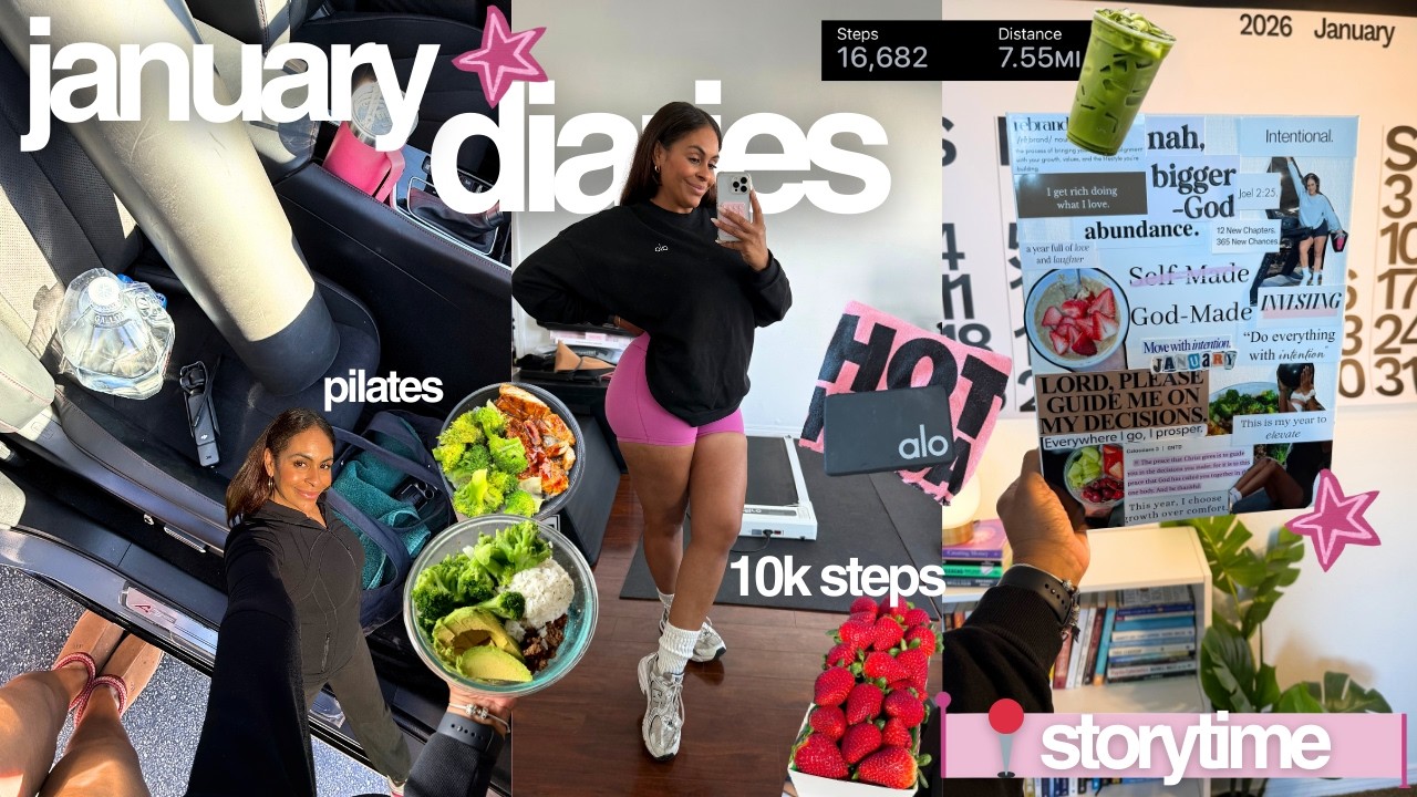 a week in my life * weight loss edition* my 5am productive routine ⭐️☕️  gym, pilates 🎀 10k steps