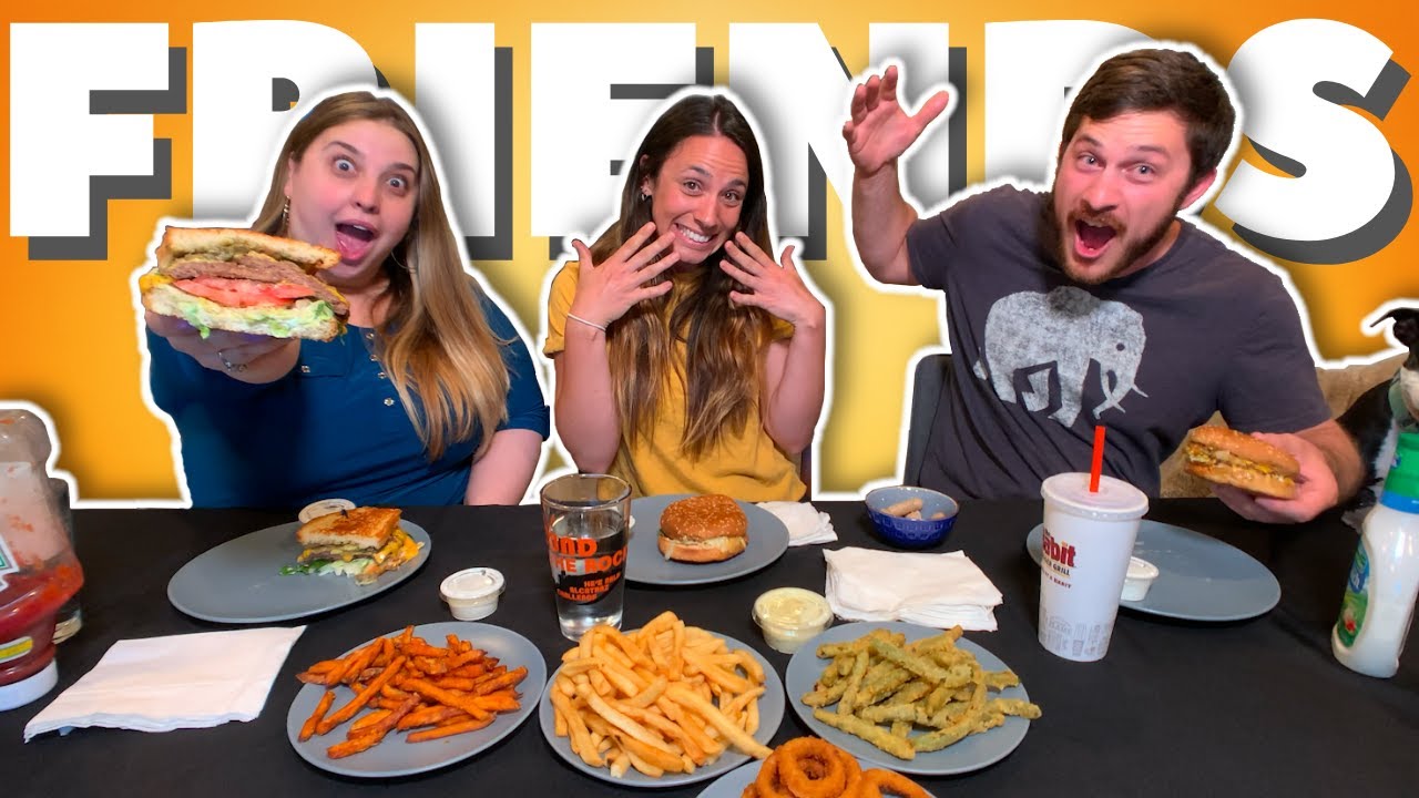 Habit Burger Mukbang With Friends