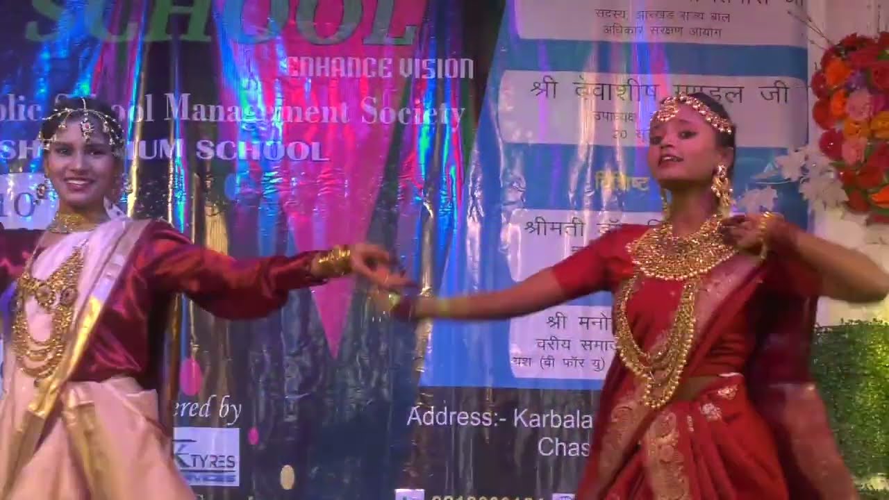 AKPS Annual Function 10, Bharat Natyam Dance (Mere Dholna)