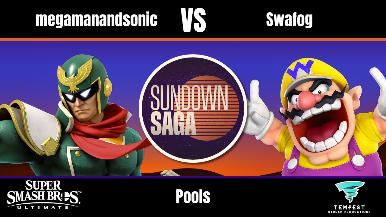 megamanandsonic (Captain Falcon) vs Swafog (Wario) - Ultimate Pools - Sundown Saga 2025