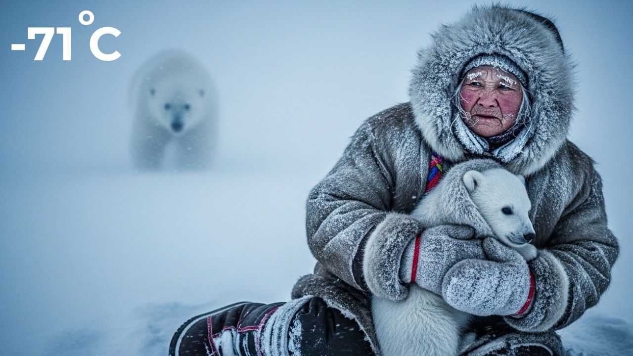 72 Year Old Woman Rescues Freezing Polar Bear Cub in  -71°C Siberia | Unbelievable Survival Story