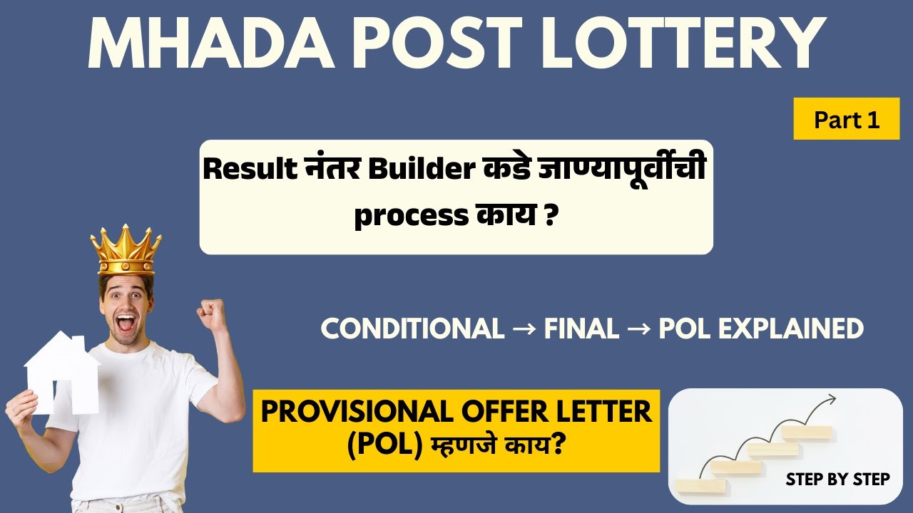 MHADA Lottery जिंकल्यावर पुढे काय? | Post Lottery Process | Lottery नंतर काय? Step by Step Part1