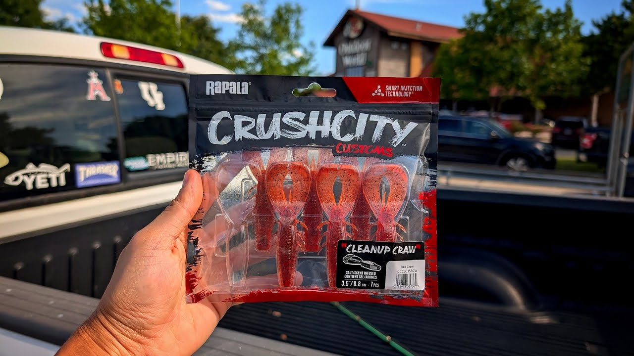 My Review of the Crush City Cleanup Craw! | Bass Fishing
