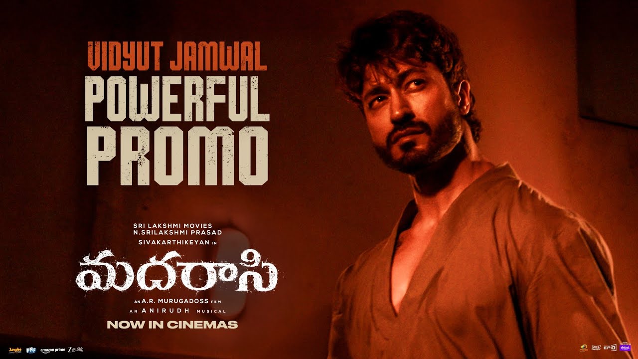 Vidyut Jamwal Powerful Promo (Telugu) | Madharaasi In Cinemas Now | Sivakarthikeyan