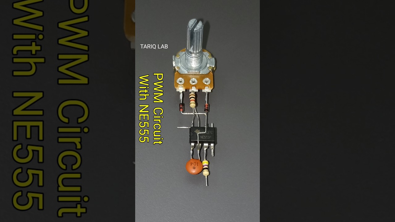 PWM Circuit With NE555 IC