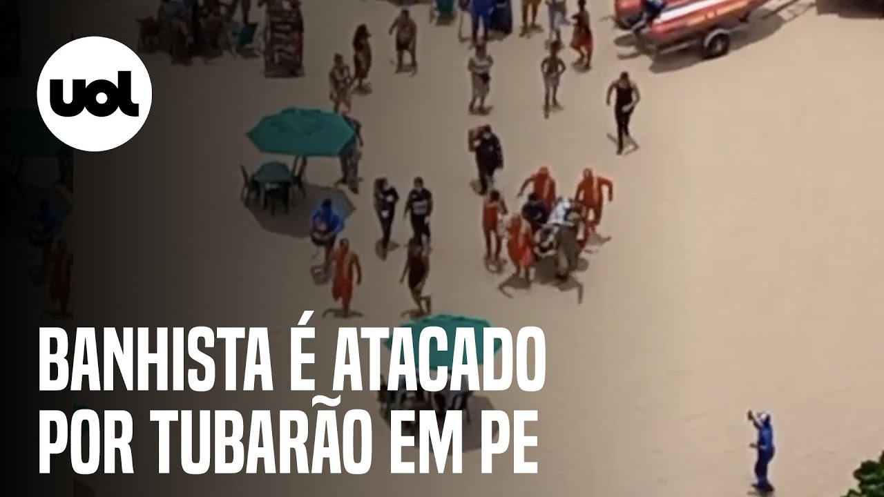 Tubar&atilde;o ataca banhista em praia de Jaboat&atilde;o dos Guararapes, em Pernambuco