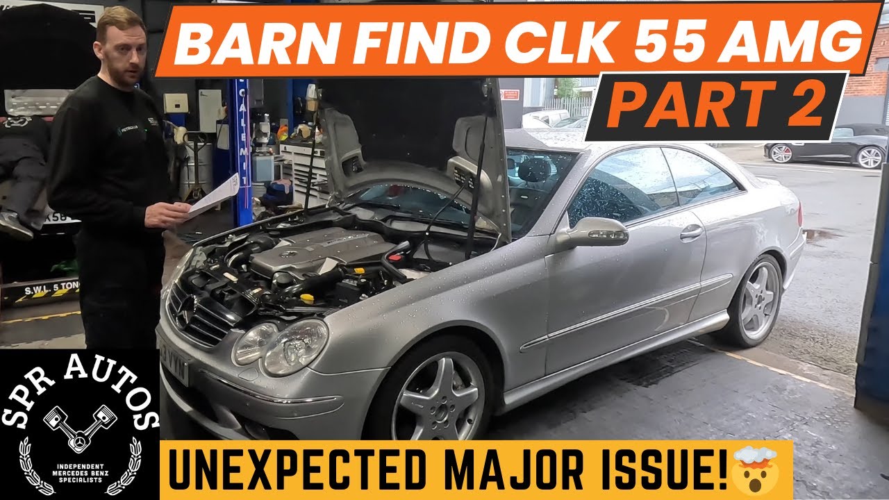 КЛИЕНТ ПОКУПАЕТ MERCEDES W209 CLK 55 AMG С НЕБОЛЬШИМ ПРОБЕГОМ, ЧАСТЬ 2! ПРЕВРАЩАЕТСЯ В КАТАСТРОФУ...