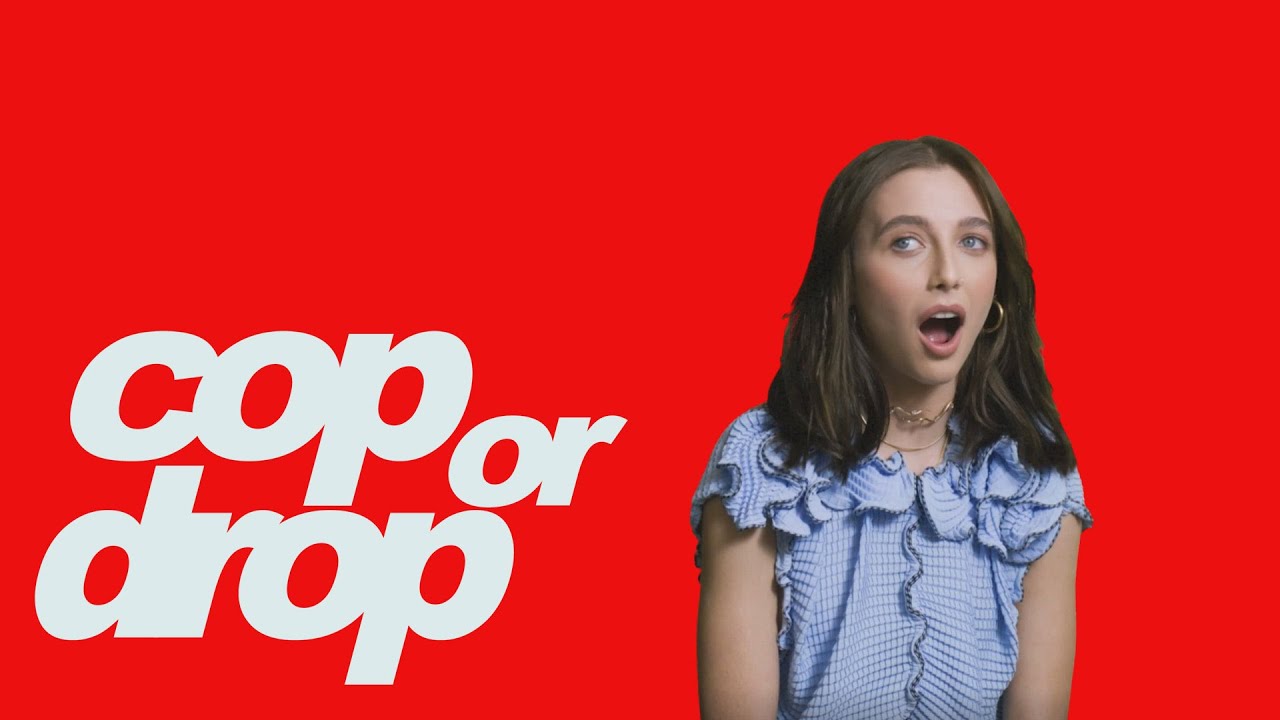 Emma Chamberlain Talks Duck Masks & Cowboy Boots on ‘Cop or Drop’