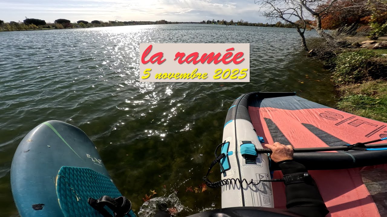 wingfoil - la ramée - 5 novembre 2025 - je me suis fait violenté mais je me suis adapté