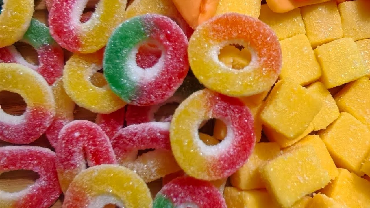 Filling Platter with Sweets 🍬ASMR 🍭Oddlysatisfying 
