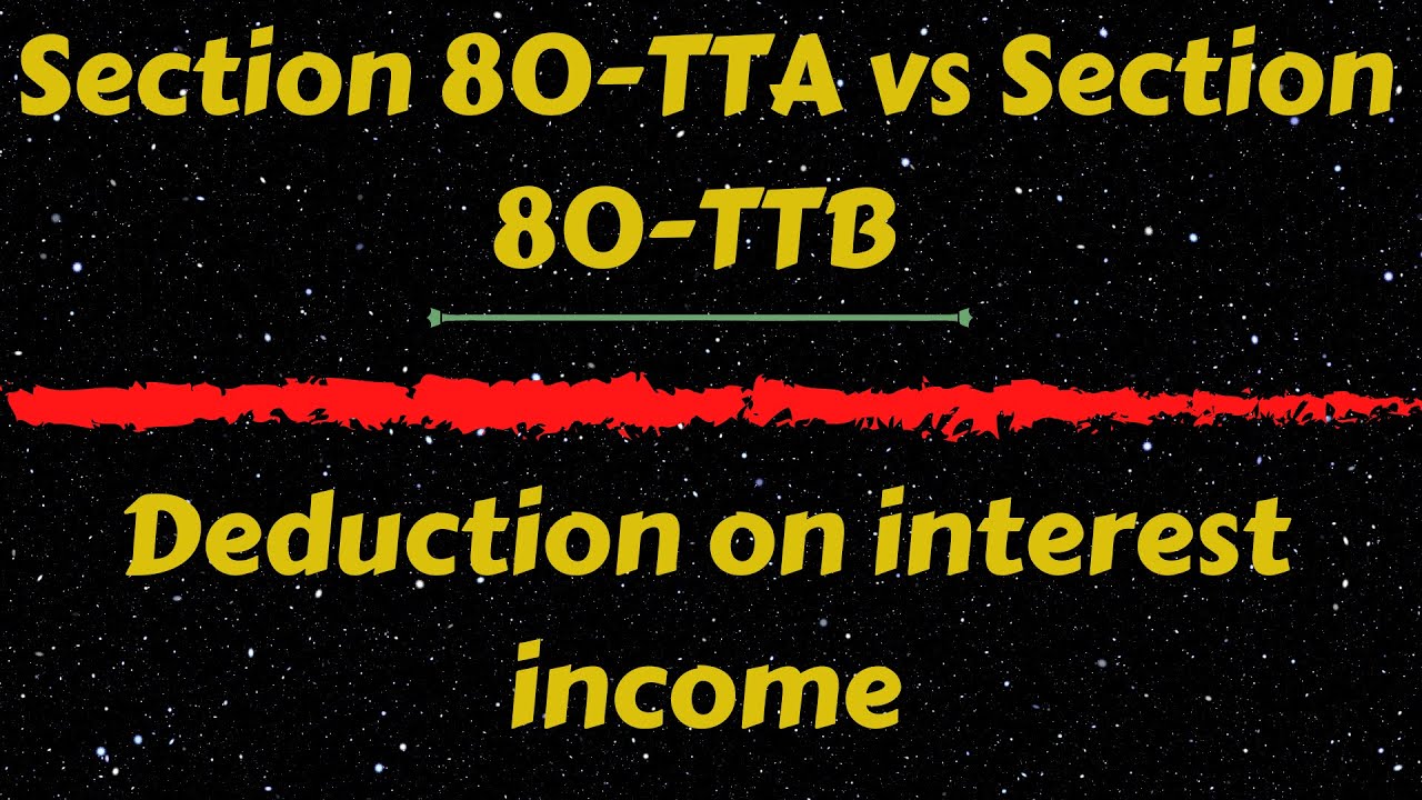 Section 80TTA vs 80TTB for claiming Deduction II Interest on Saving & FDR deduction II #cavedtaya