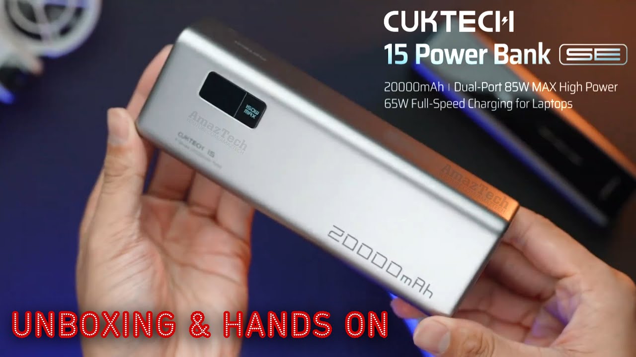 Cuktech 15 SE Powerbank - Unboxing & Hands On Review | #aliexpressinfluencerprogram 100W Power Bank