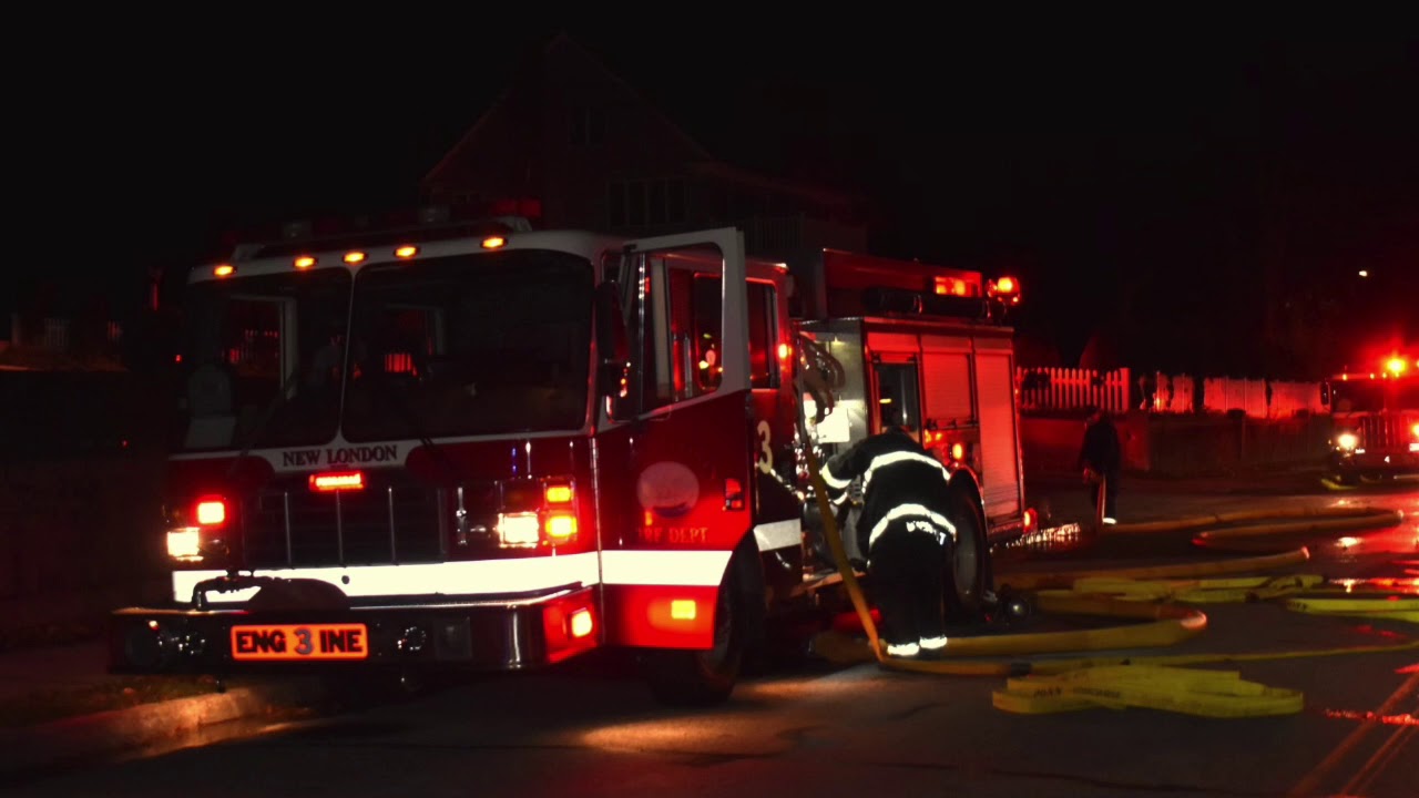 Audio of Fire at 500 Pequot Avenue in New London, Connecticut