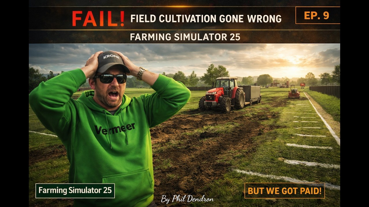 FS25 - Fail! Field Cultivation and Re-Seeding Gones Wrong - Part 9