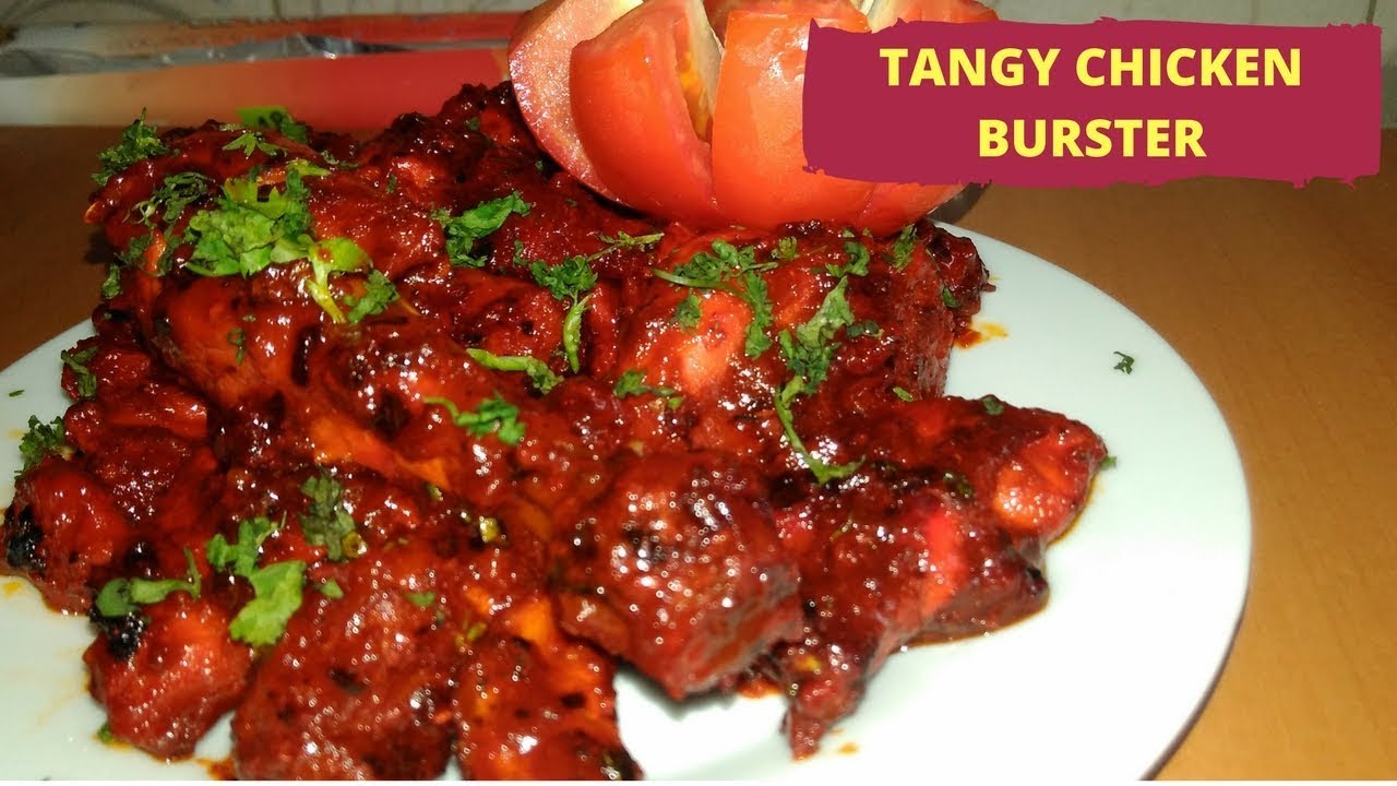 Tangy Chicken Burster || Sweet and spicy Recipes || Starter recipes