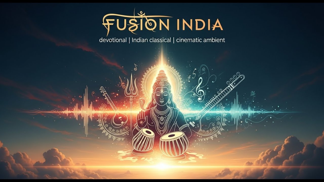 Indian Fusion Devotional | Classical &times; Ambient Music | Tabla &bull; Flute &bull; Sitar Vibes