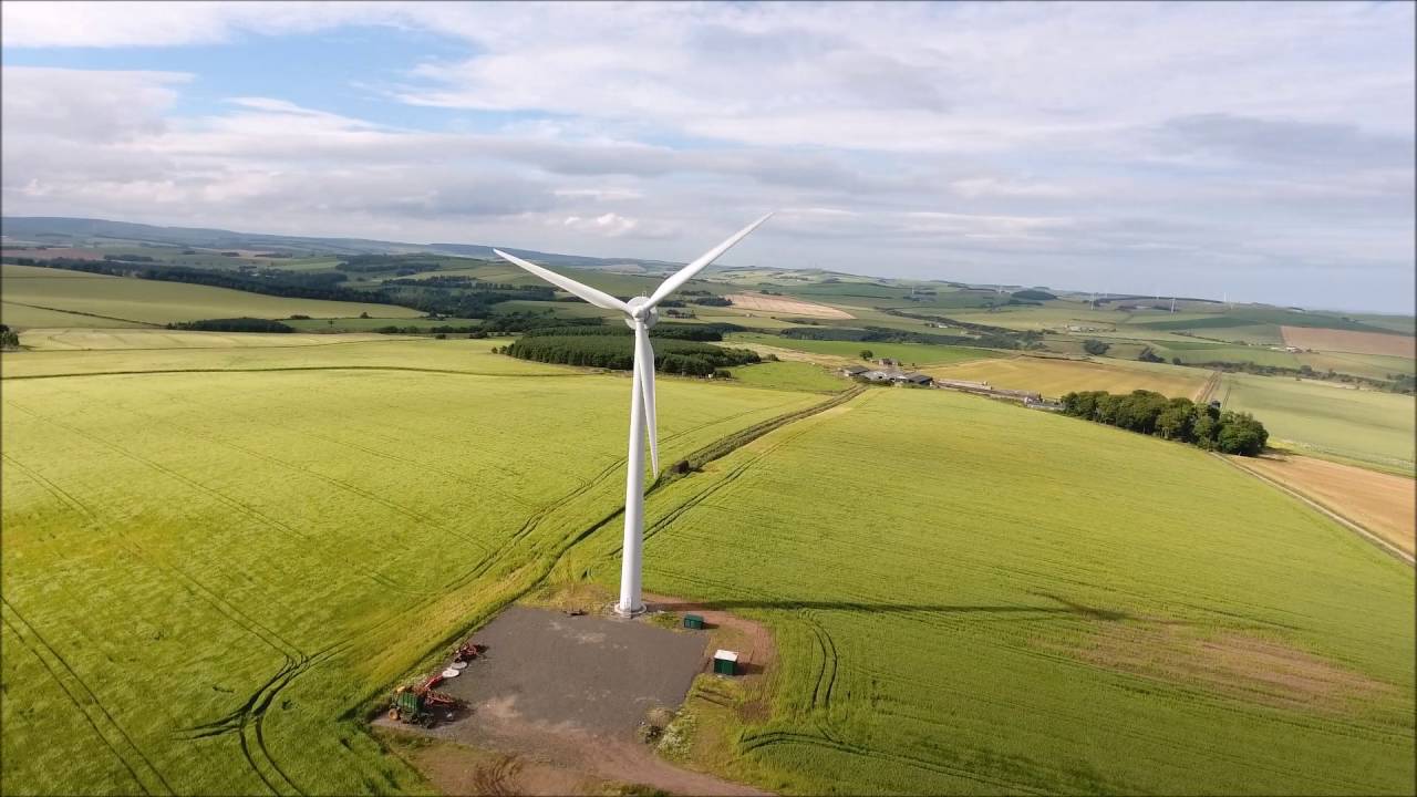 #Drone Footage   Wind Turbine