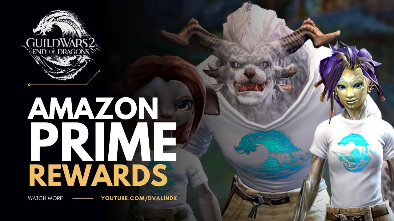 Guild Wars 2 End of Dragons Shirt Outfit | Amazon Prime Gaming Bundle | GW2 MMORPG
