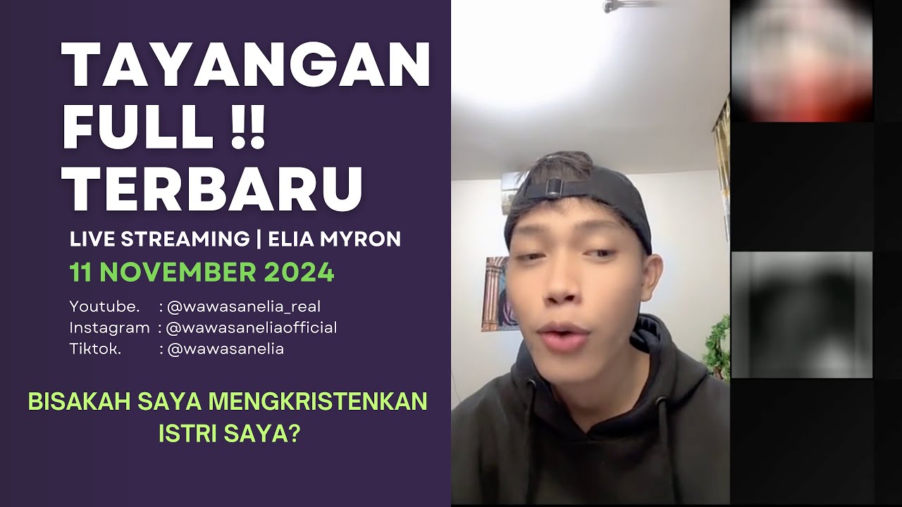 ISTERI SAYA MASIH ISLAM, APAKAH TERLAMBAT? ELIA MYRON MEMBERI JAWAB