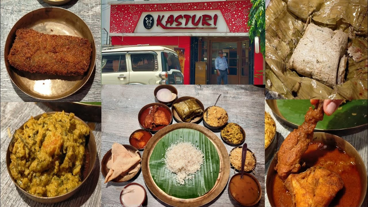 Cheapest Best Authentic Bengali Thali Kasturi|Mutton Prawn Chicken Bhetki FishFry|Kolkata Restaurant